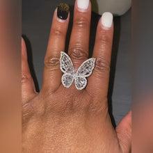 Load and play video in Gallery viewer, Butterfly Glam Ring
