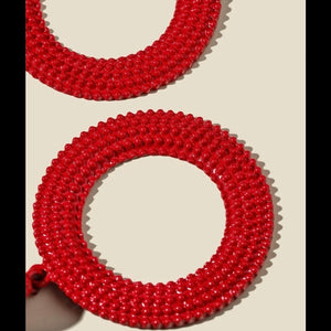 Red Hots Drop Earrings