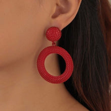 Load image into Gallery viewer, Red Hots Drop Earrings
